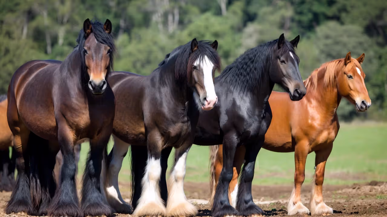 Why Draft Horses Grew So Large